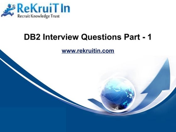 DB2 Interview Questions - Part 1