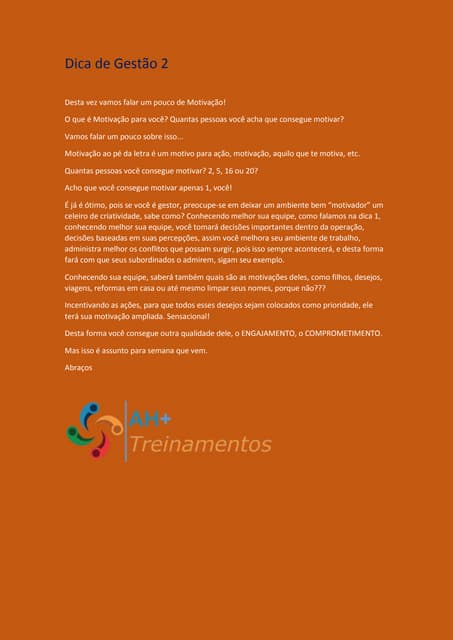 Dica de gestão 2 pdf