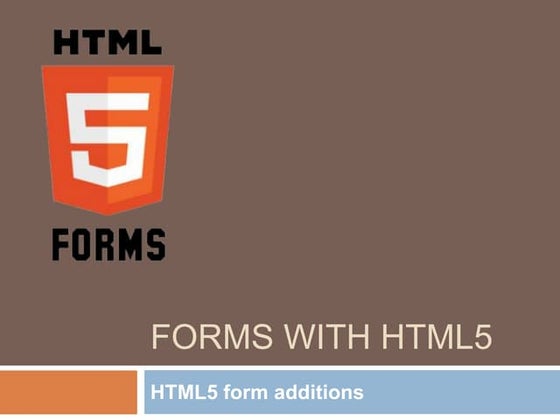 Forms with html5
