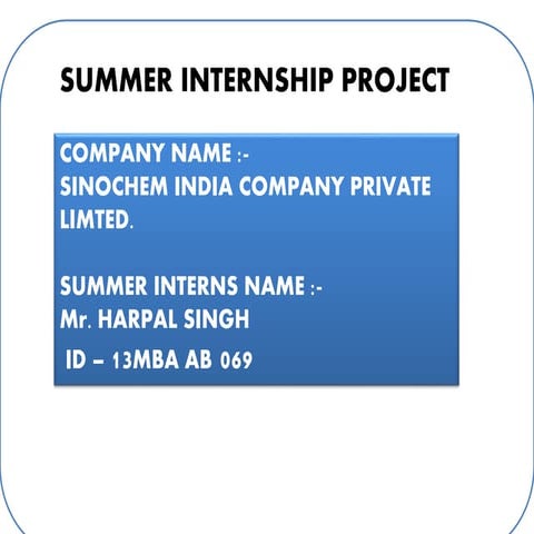 SINOCHEM  INDIA  PVT " BRAND PROMOTION . 'LASSO' FROM HP SINGH "SHIATS" 