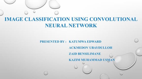 IMAGE CLASSIFICATION USING CONVOLUTIONAL NEURAL NETWORK.P.pptx