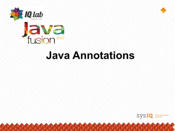 Understanding Annotations in Java