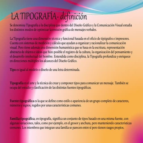 La tipografia