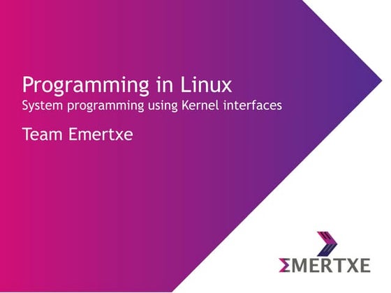 Linux Programming