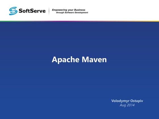 Apache Maven for AT/QC