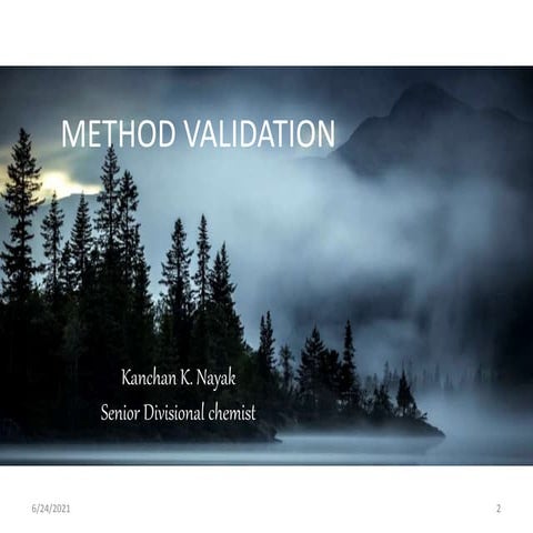 Method validation