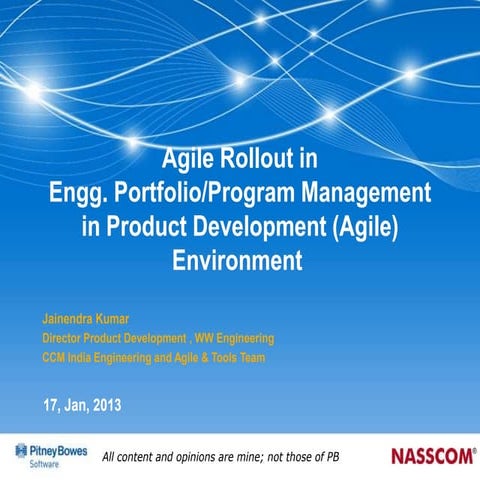 Nasscom agile methodology-pitneybowe-jai