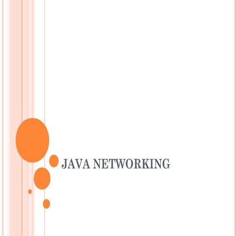 Networking Java Socket Programming