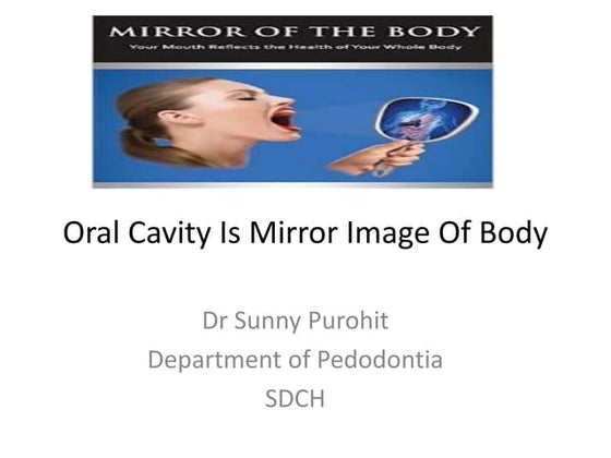 Oral Cavity Mirror Of Child's Body 