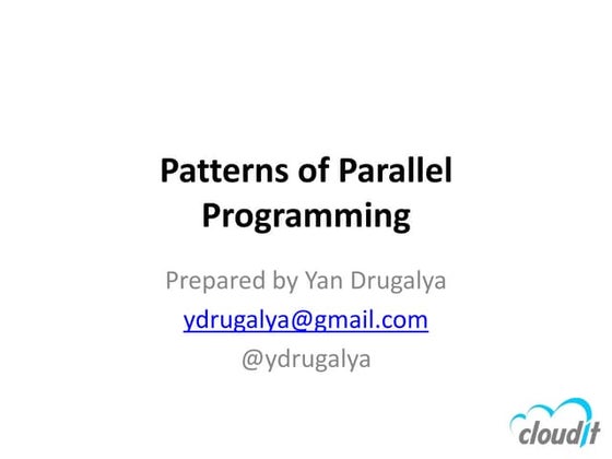Patterns of parallel programming