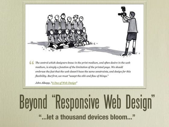 (Practical) Beyond Responsive Web Design (WordCamp Miami 2011)