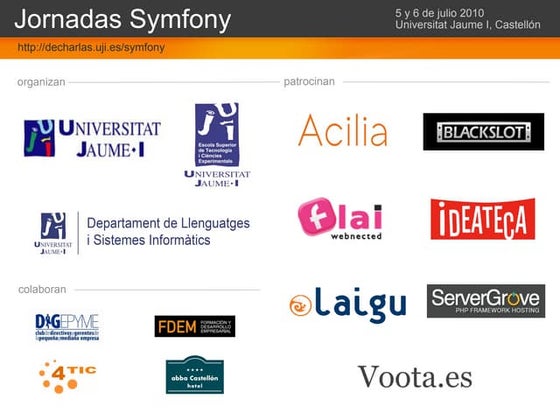 Symfony2, Jornadas Symfony