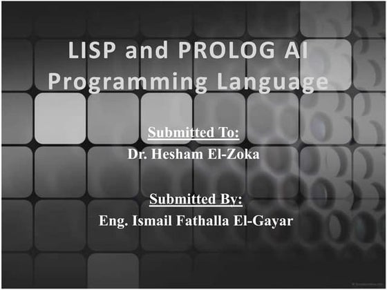 Prolog & lisp
