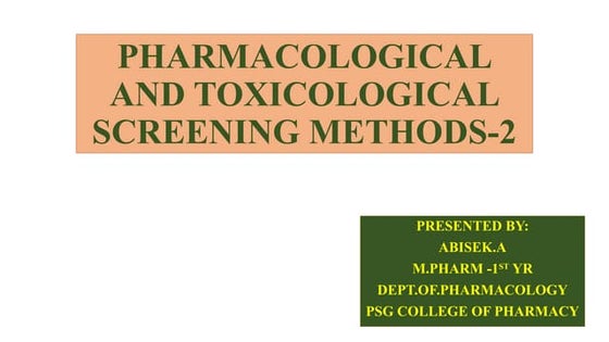PTSM-2 MICRONUCLIEUS.pptx pharmacological and toxicological screening method
