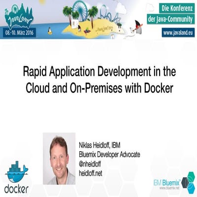 Rapid Application Development with Docker