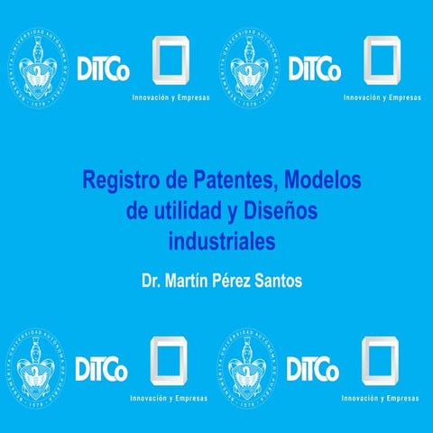 Registro de patentes, modelos de utilidad y diseños industriales