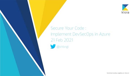 Secure Your Code Implement DevSecOps in Azure