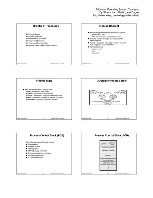 Slides For Operating System Concepts By Silberschatz Galvin And Gagne