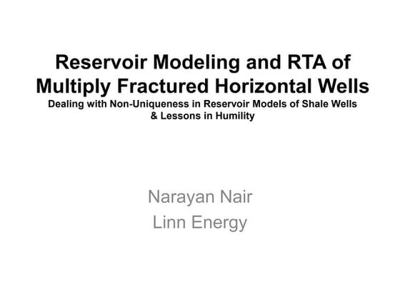 Non-Uniqueness in Reservoir Models of Fractured Horizontal Wells
