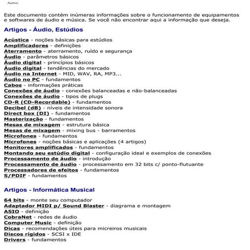 Tecnologia aplicada a musica   blog - conhecimentovaleouro.blogspot.com by @v...