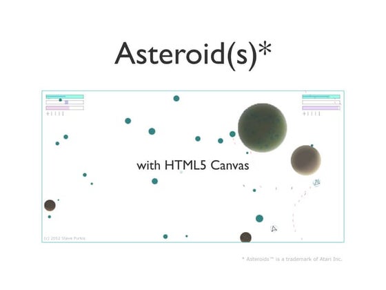 Writing a Space Shooter with HTML5 Canvas