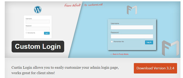 custom login