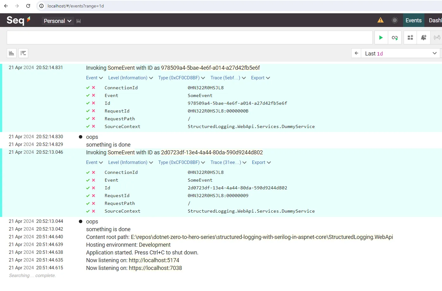 logging to seq with serilog logging to seq with serilog