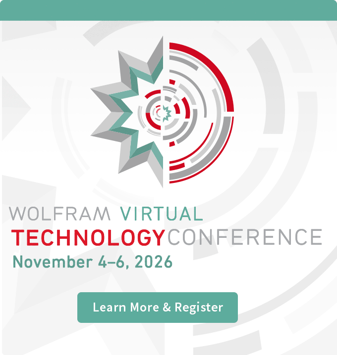 Wolfram Virtual Technology Conference 2026
