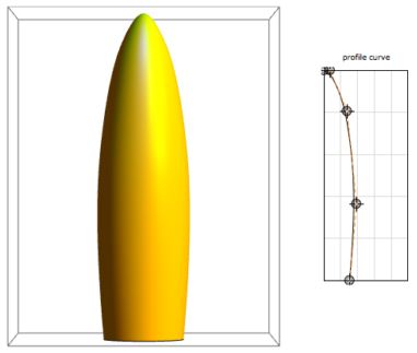 Dragging the control points into the correct shape Dragging the control points into the correct shape