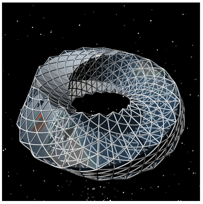 A final render in space A final render in space