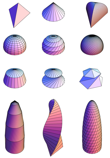 A variety of forms A variety of forms