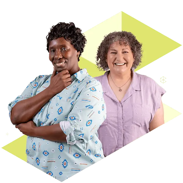 A group of design professionals happy to connect with each other