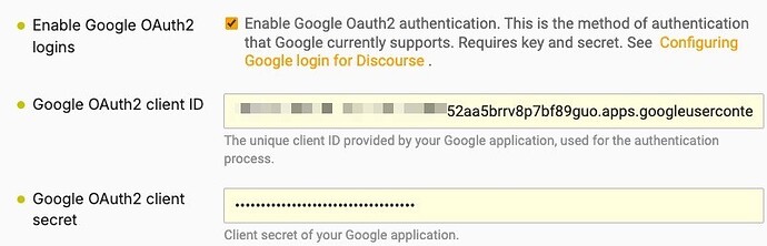 Configure Discourse Settings