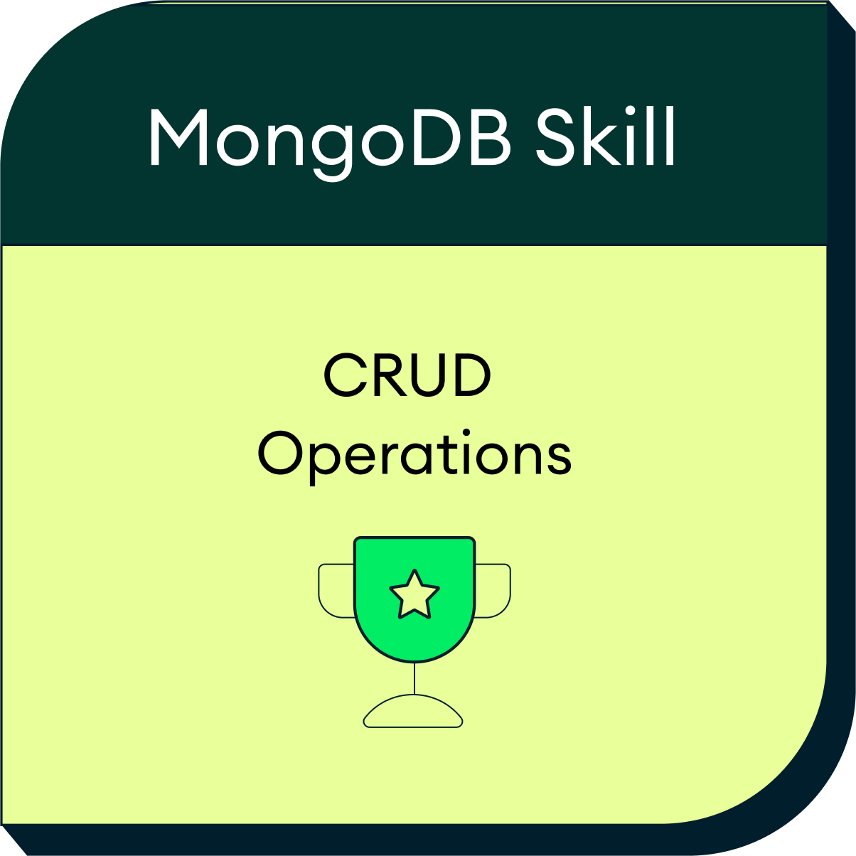 CRUD Operations Badge