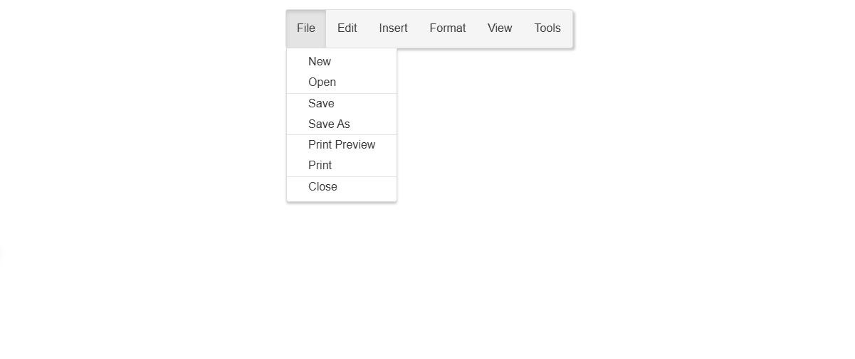 See ASP.NET AJAX Menu demo screenshot