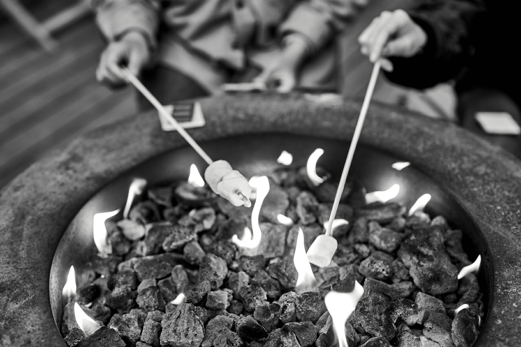 Fireplace at Dawn Ranch