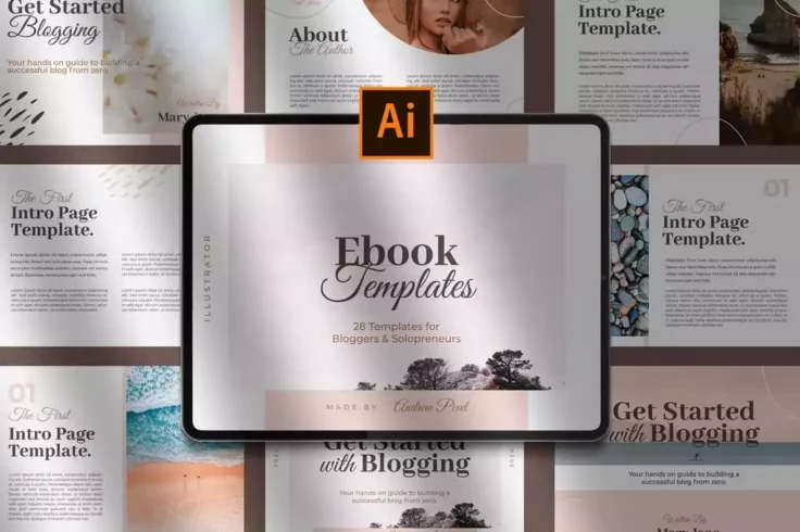 View Information about Creative Blogger Ebook Templates
