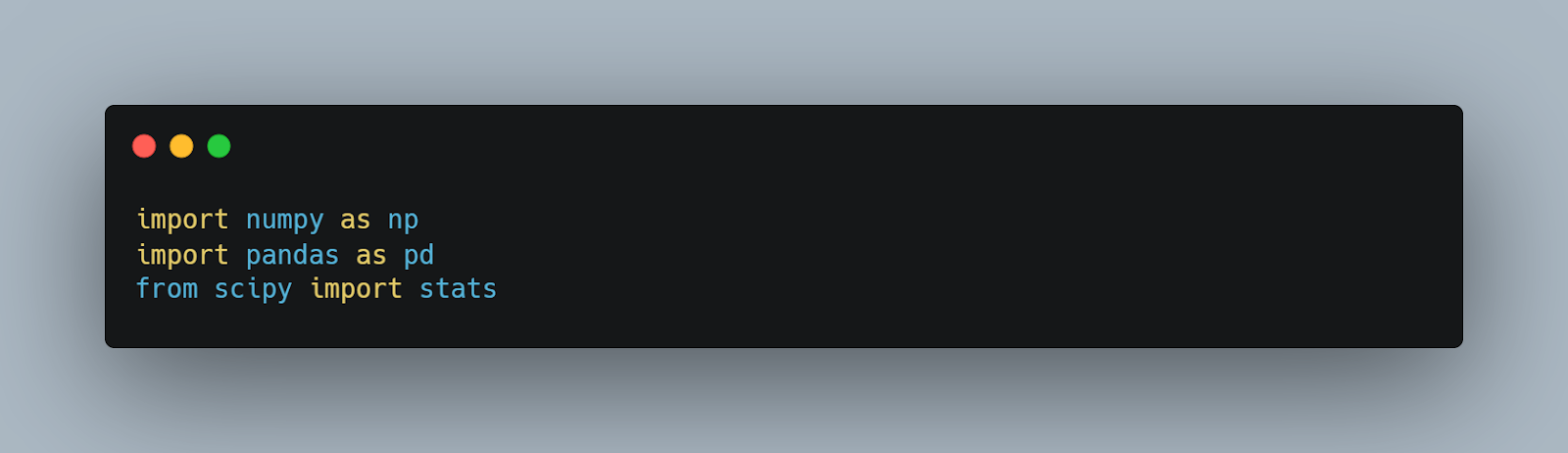 Importing Python Libraries Importing Python Libraries