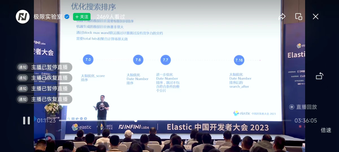 Elastic 中国开发者大会2023最新干货——Elasticsearch 7、8 新功能一网打尽-鸿蒙开发者社区