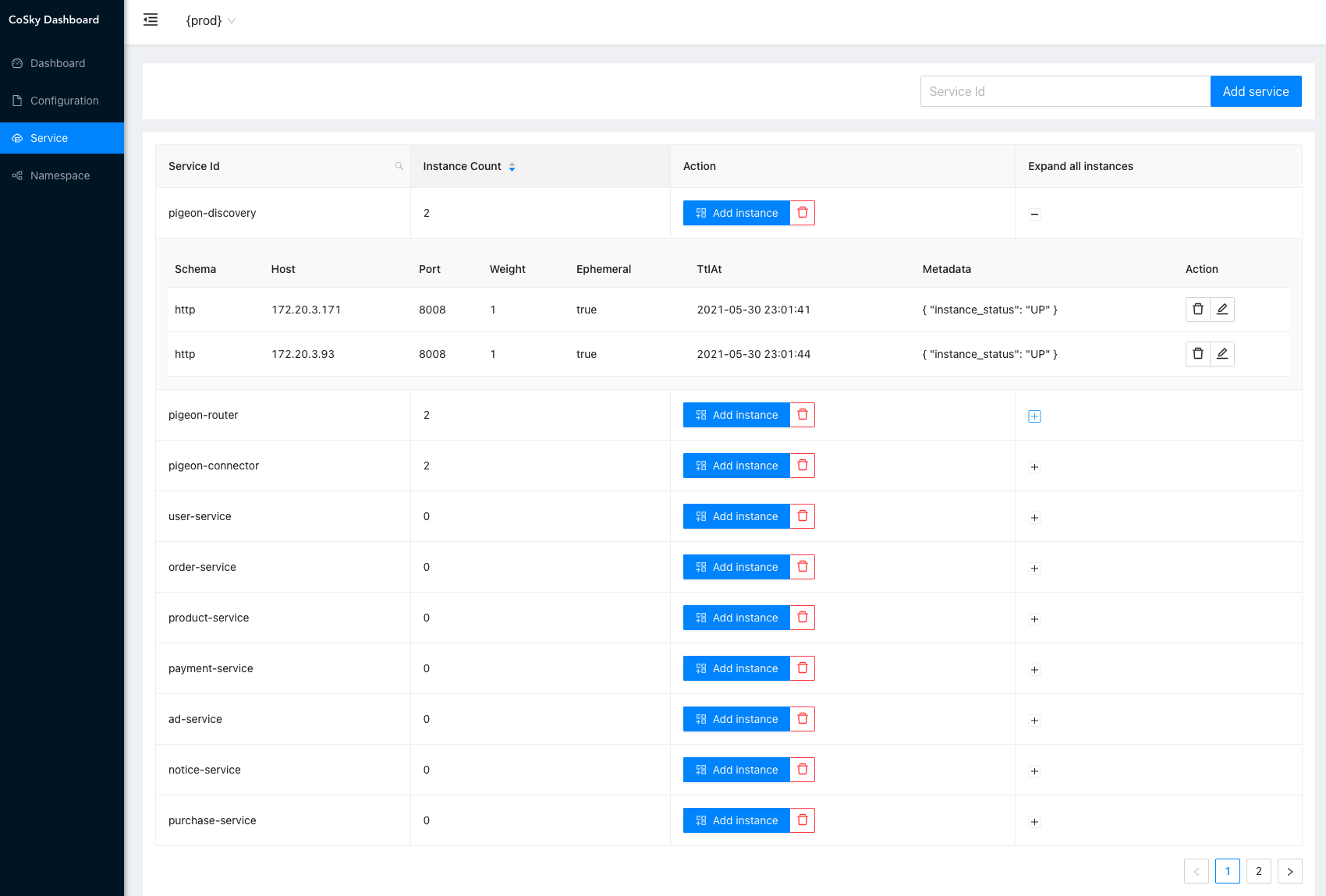 CoSky(Govern-Service) 1.0.0 发布，基于 Redis 的服务治理平台