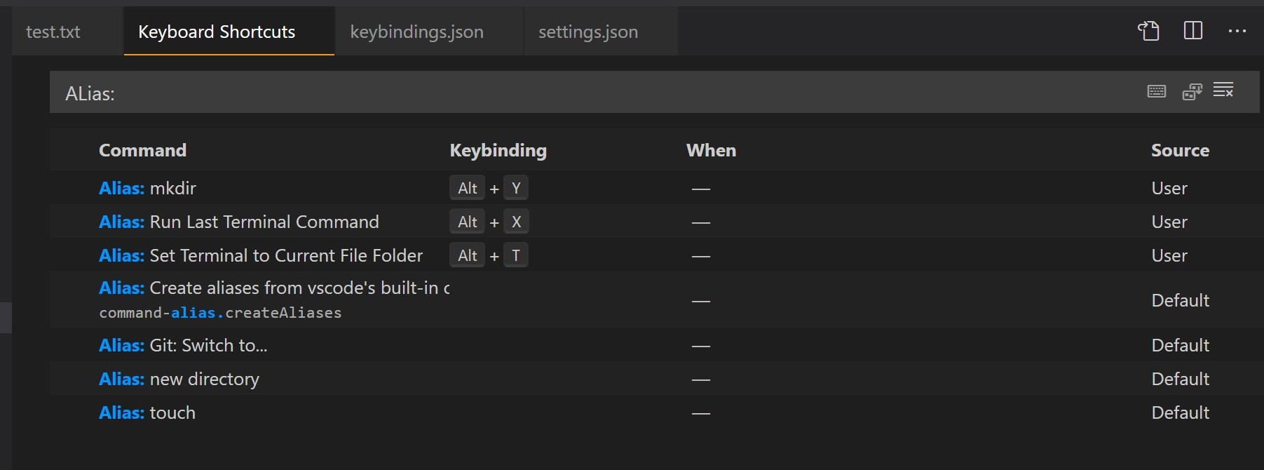 Custom category demo