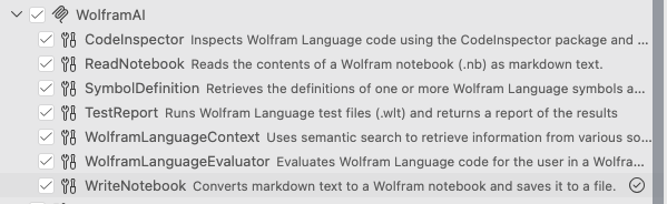 WolframAI tools