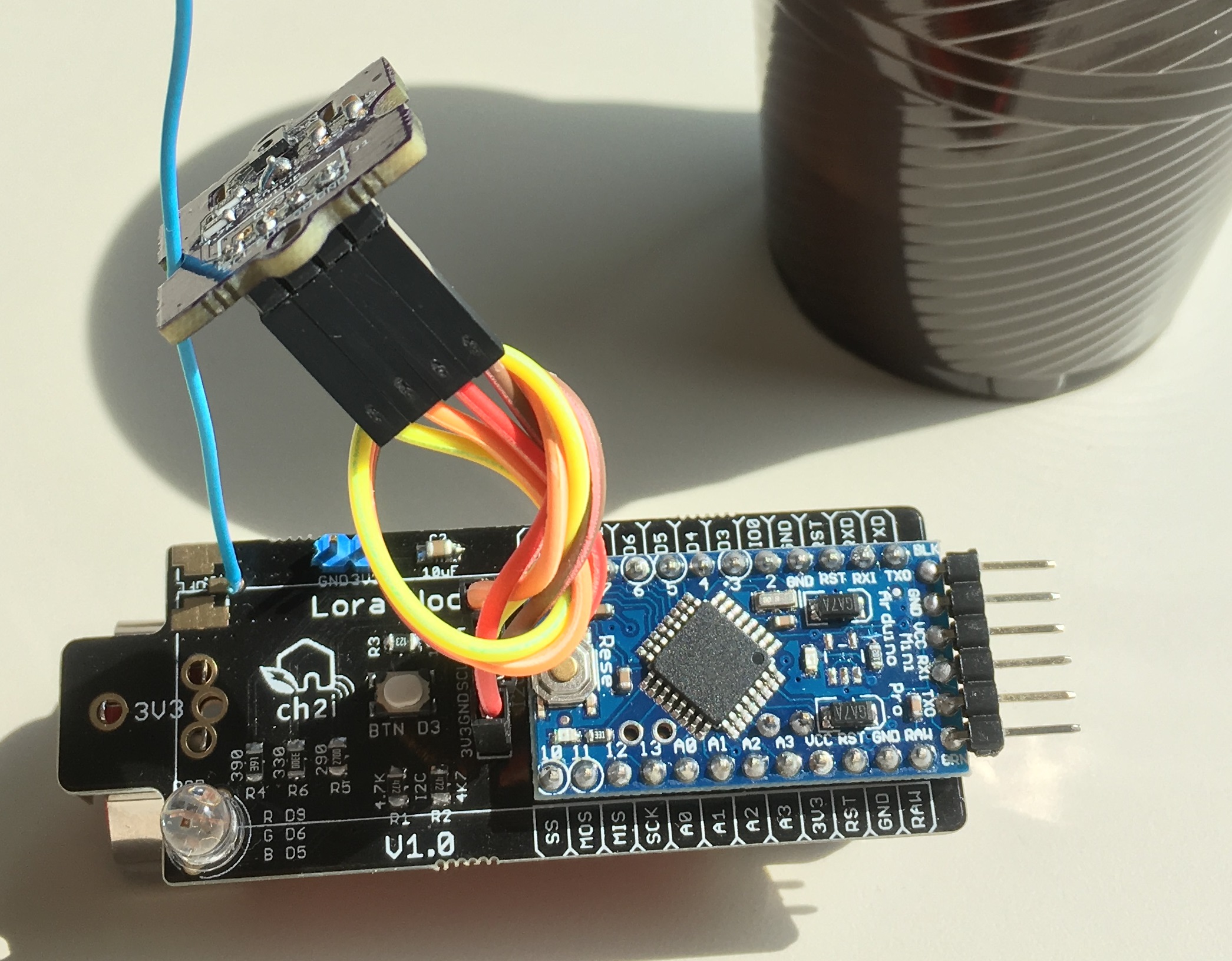 Fully assembled with sensors