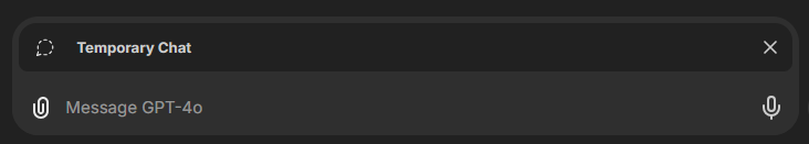 Temporary Chat Notification