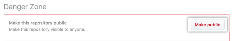 パブリックにするボタン