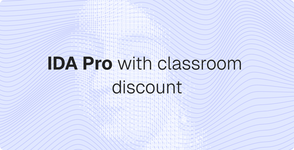 IDA Pro classroom discount background IDA Pro classroom discount background