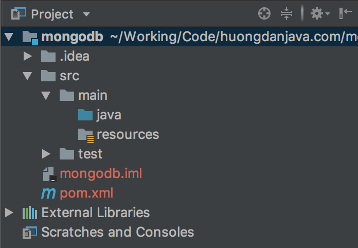 Manipulate with MongoDB in Java application