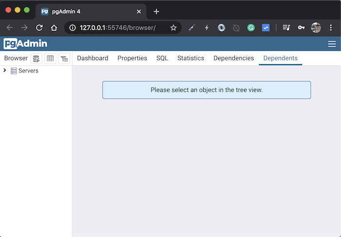 Install pgAdmin, a PostgreSQL client on macOS