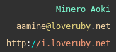 e-mail and URL as Ruby code