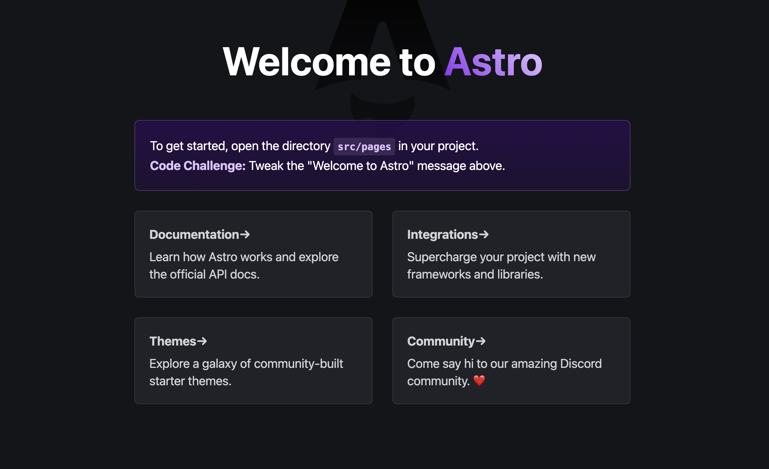 An Astro starter app running on Bun